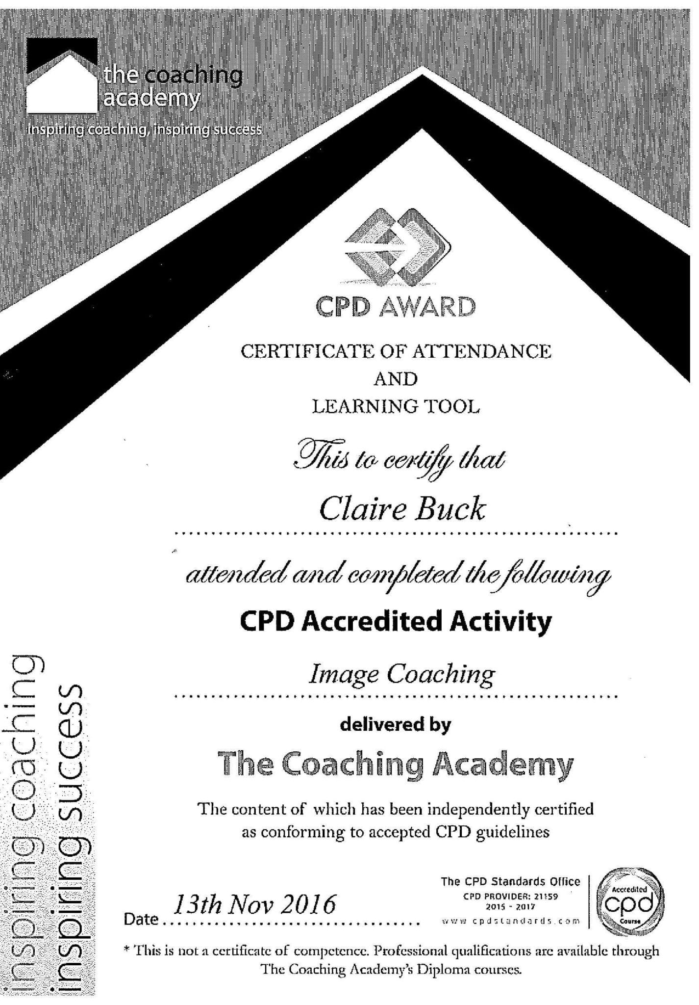 The Coaching Academy - Claire Buck Coaching